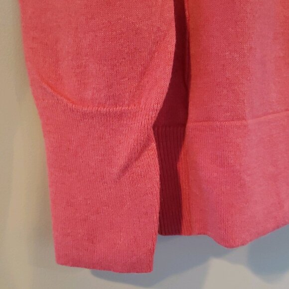EUC women's Eddie Bauer lightweight coral cardigan size M - Picture 4 of 6